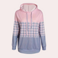 Emmanuelle – modisches und bequemes karo-sweatshirt für damen