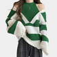Portia – eleganter cold-shoulder-pullover für damen