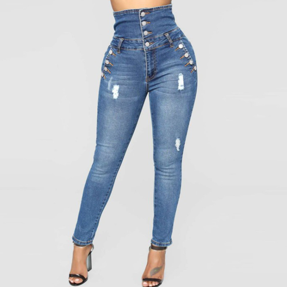 Nola - modische skinny-hose mit hoher taille für frauen