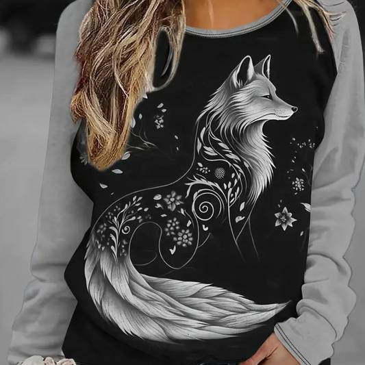Sibel - bequemes damen-sweatshirt mit entspannter passform