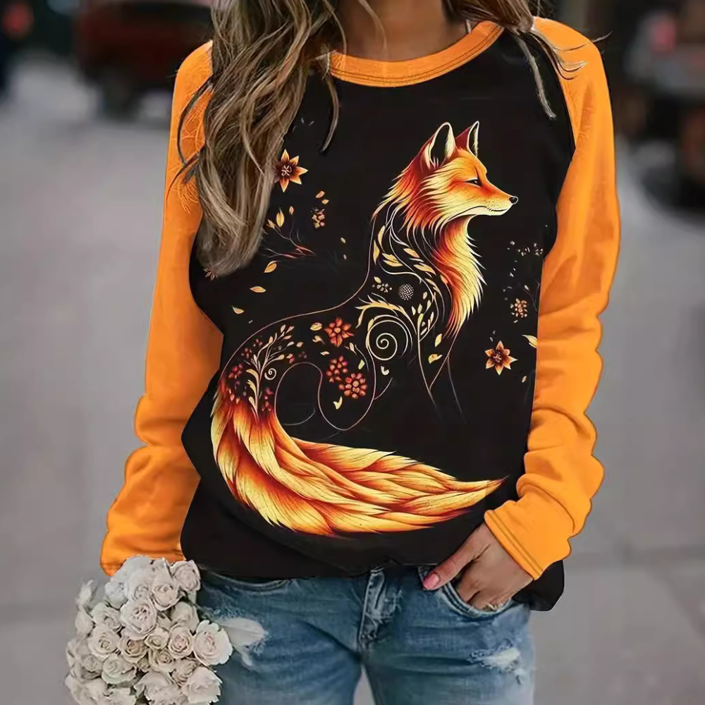 Sibel - bequemes damen-sweatshirt mit entspannter passform