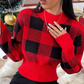 Sonya - eleganter karopullover für damen