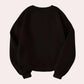Afra – halloween-pullover mit rundhalsausschnitt und kürbismotiv für damen