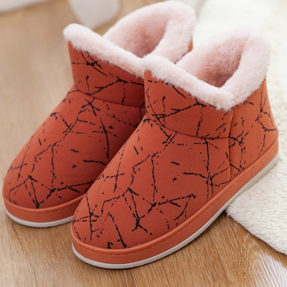 Ruzha - glänzende winterstiefel für frauen