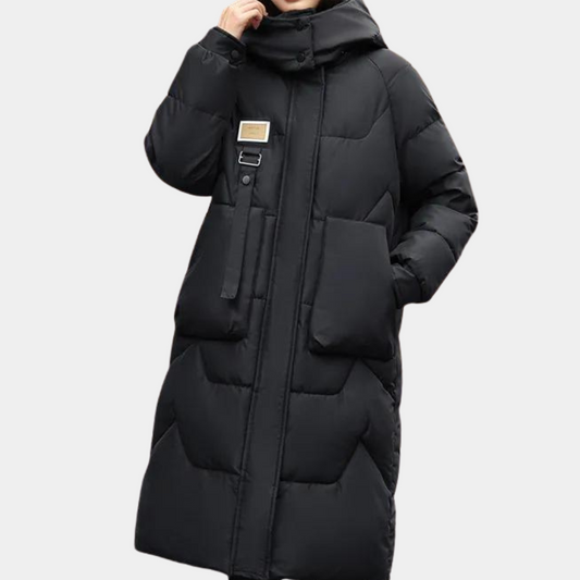Samantha – luxuriös wattierte damenjacke mit gemütlicher kapuze