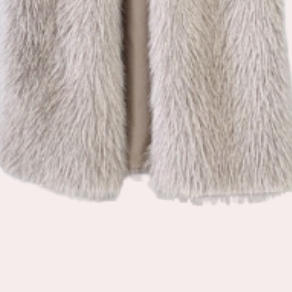 Tara – eleganter plüsch-wintermantel für damen