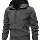 Carlo - stylische fleece-outdoorjacke für herren