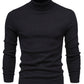 Eleganter rollkragenpullover aus merinowolle für herren