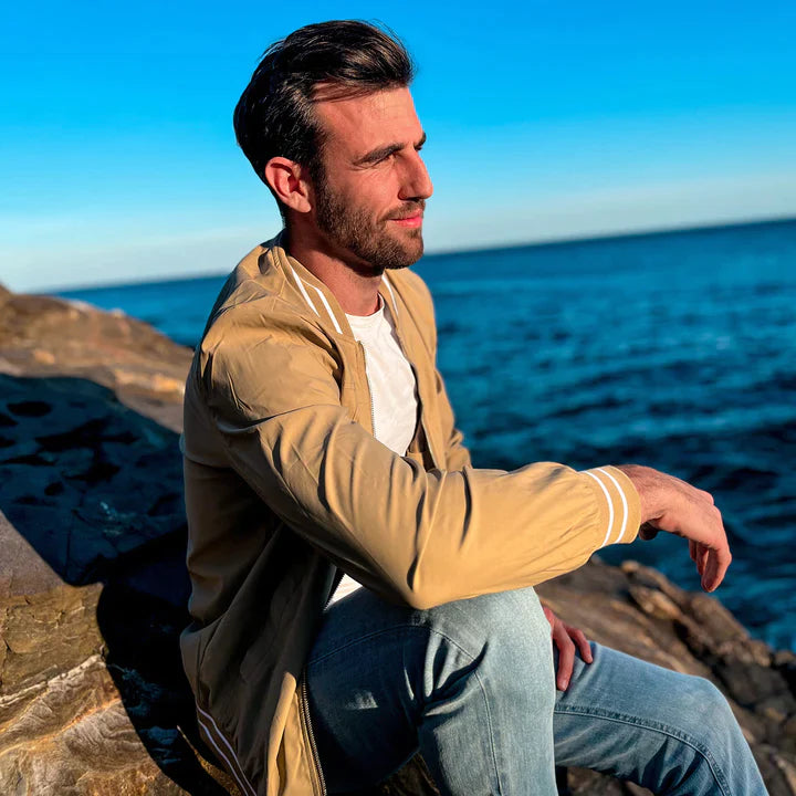 Braun Leichte Sommerjacke für Herren