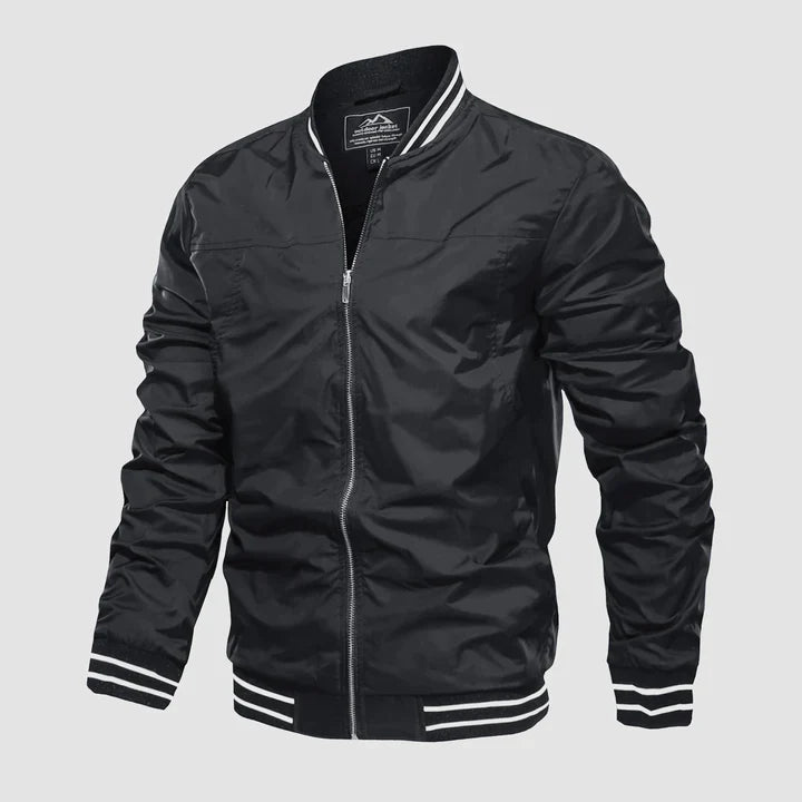 Schwarz Leichte Sommerjacke für Herren