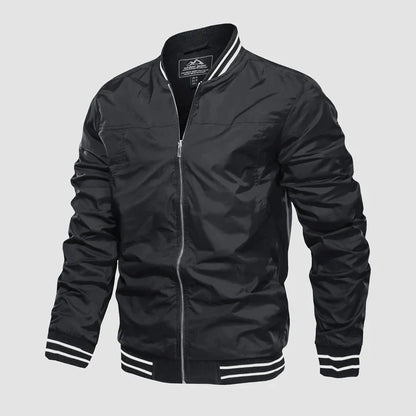 Schwarz Leichte Sommerjacke für Herren