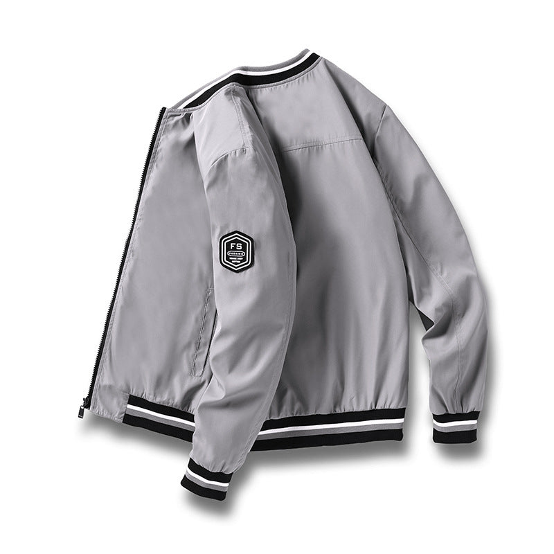 Grau Leichte Sommerjacke für Herren