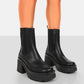 Charlie schwarze nylon-stiefeletten
