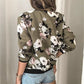 Axelle – damen-ubergangsjacke mit blumendruck