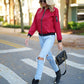 Stylische streetwear-bomberjacke - henia