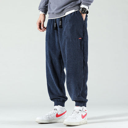 Vorne Corduroy Pants Dunkelblau für Herren