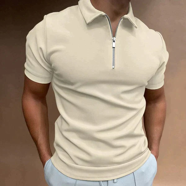 Beige Poloshirt für Herren