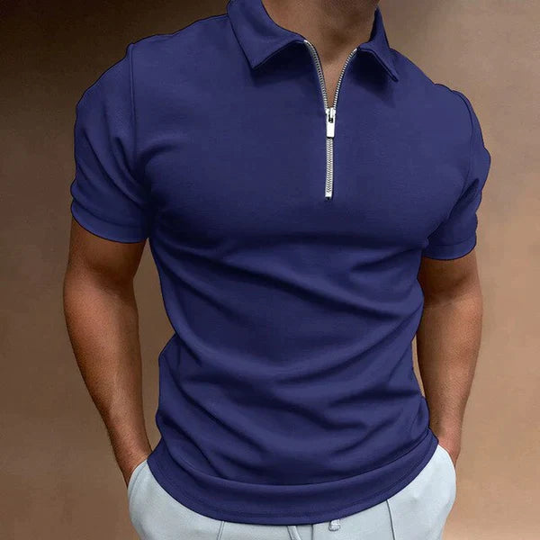 Dunkelblau Poloshirt für Herren