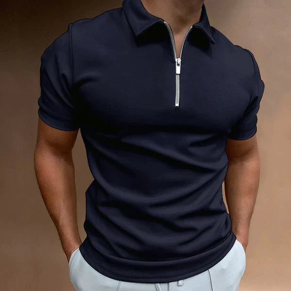Dunkelblau Poloshirt für Herren