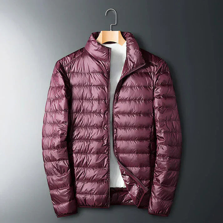 Herren-daunenjacke – leicht warm und vielseitig