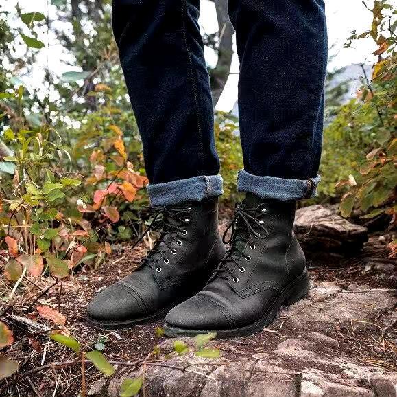 Schwarz Schnürstiefel für herren