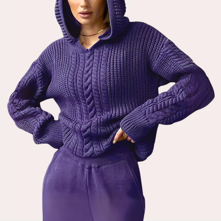 Theresa - bequemer freizeitpullover für damen mit stil