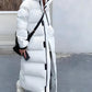 Wasserdichte und winddichte lange jacke - celine