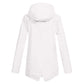 Francine – eleganter langer regenmantel mit kapuze für damen