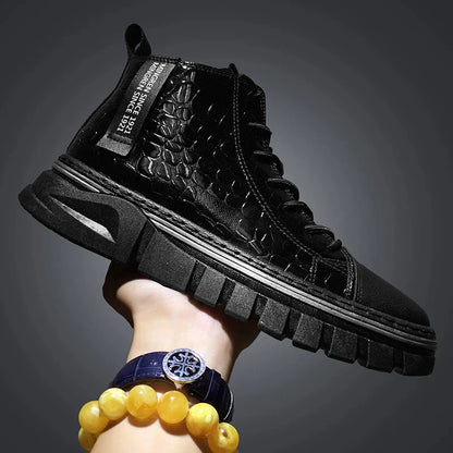 Ross - elegante lederkrawatte