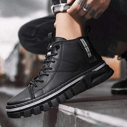 Ross - elegante lederkrawatte