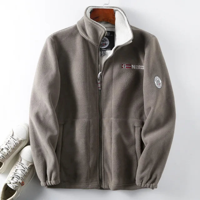 Nordic - warme fleece-sherpa-jacke