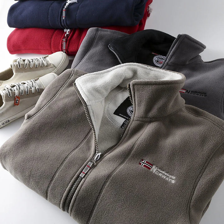 Nordic - warme fleece-sherpa-jacke
