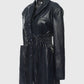 Amelia - lange jacke mit taschen