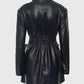 Amelia - lange jacke mit taschen