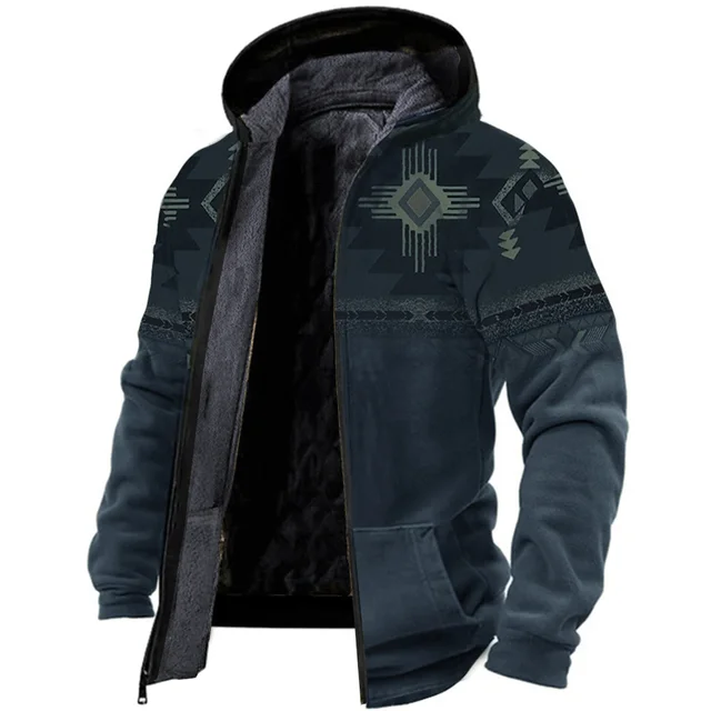 Vito - warme vintage-fleecejacken