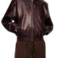 Anna - klassische burgunderrote jacke