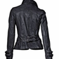 Lederjacke damen schwarz