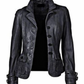 Lederjacke damen schwarz