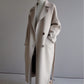 Eleganter langer damenmantel aus wolle - zeitlos und warm