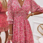 Grace – boho-kleid mit puffärmeln