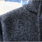 Titan herren pullover mit halbem reibverschluss - warmer strickpullover