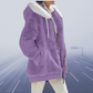 Übergroße teddyjacke für damen | gemütlich und warm | wintermantel