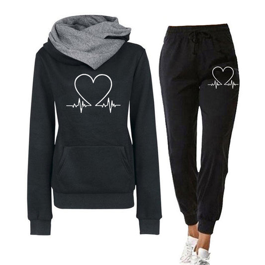 Heartbeat - elegantes damen-joggingset mit bequemer hose