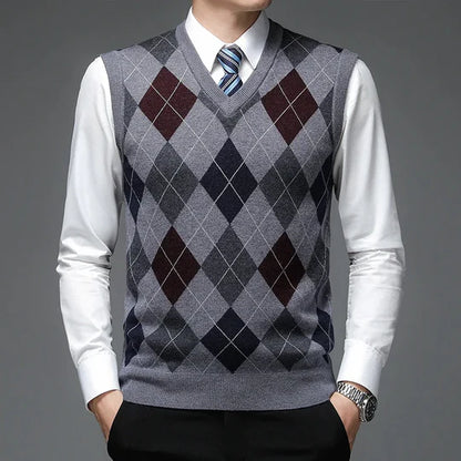 Elias - Designer-Westenpullover