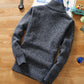 Titan herren pullover mit halbem reibverschluss - warmer strickpullover