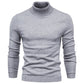Eleganter rollkragenpullover aus merinowolle für herren