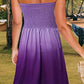 Rückzeite Lila Midikleid für Damen fur Sommer