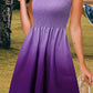 Lila Midikleid für Damen fur Sommer