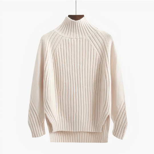 Lula | strickpullover mit rundhalsausschnitt