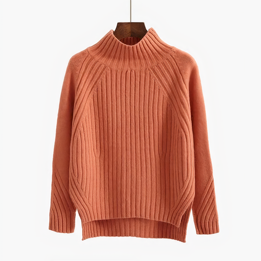 Lula | strickpullover mit rundhalsausschnitt